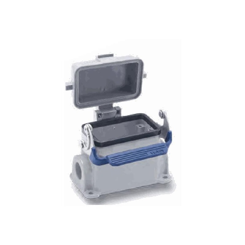 Embase en saillie 10B, Aluminium moulé sous pression, IP65, Sortie horizontale, PG16